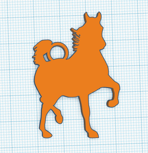 Cute Arabian Horse Key Chain