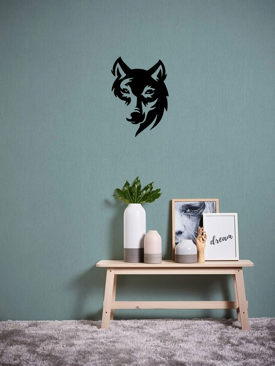 Wandbild Wolf