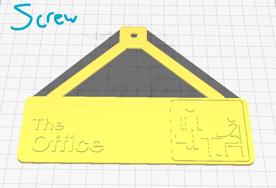 The Office Sign (Decoration) by Sam's 3D Box | Download free STL model ...