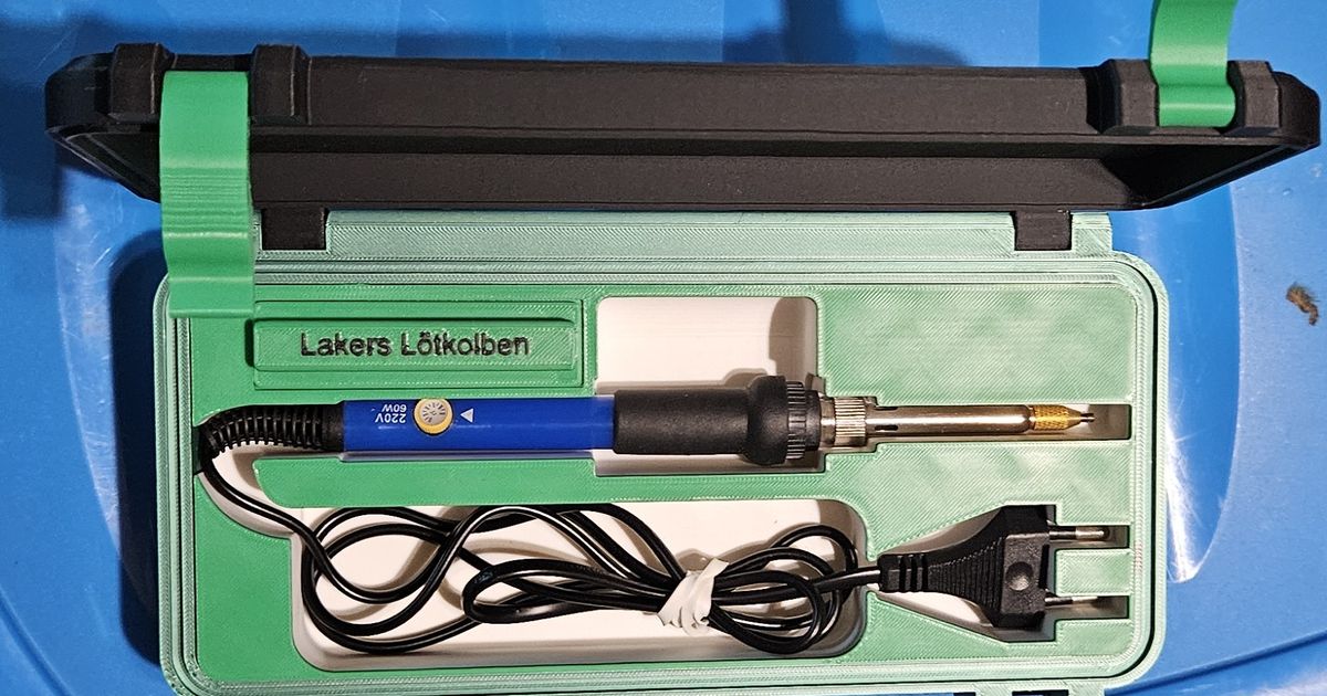 Inlay for soldering Iron by Laker666 Download free STL model