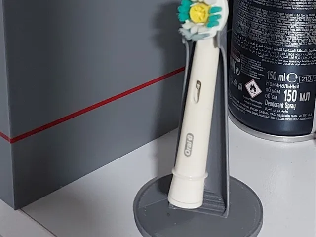 circle buttom electric toothbrush head holder stand