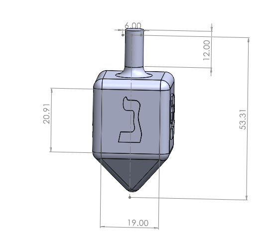 Jewish Dreidel