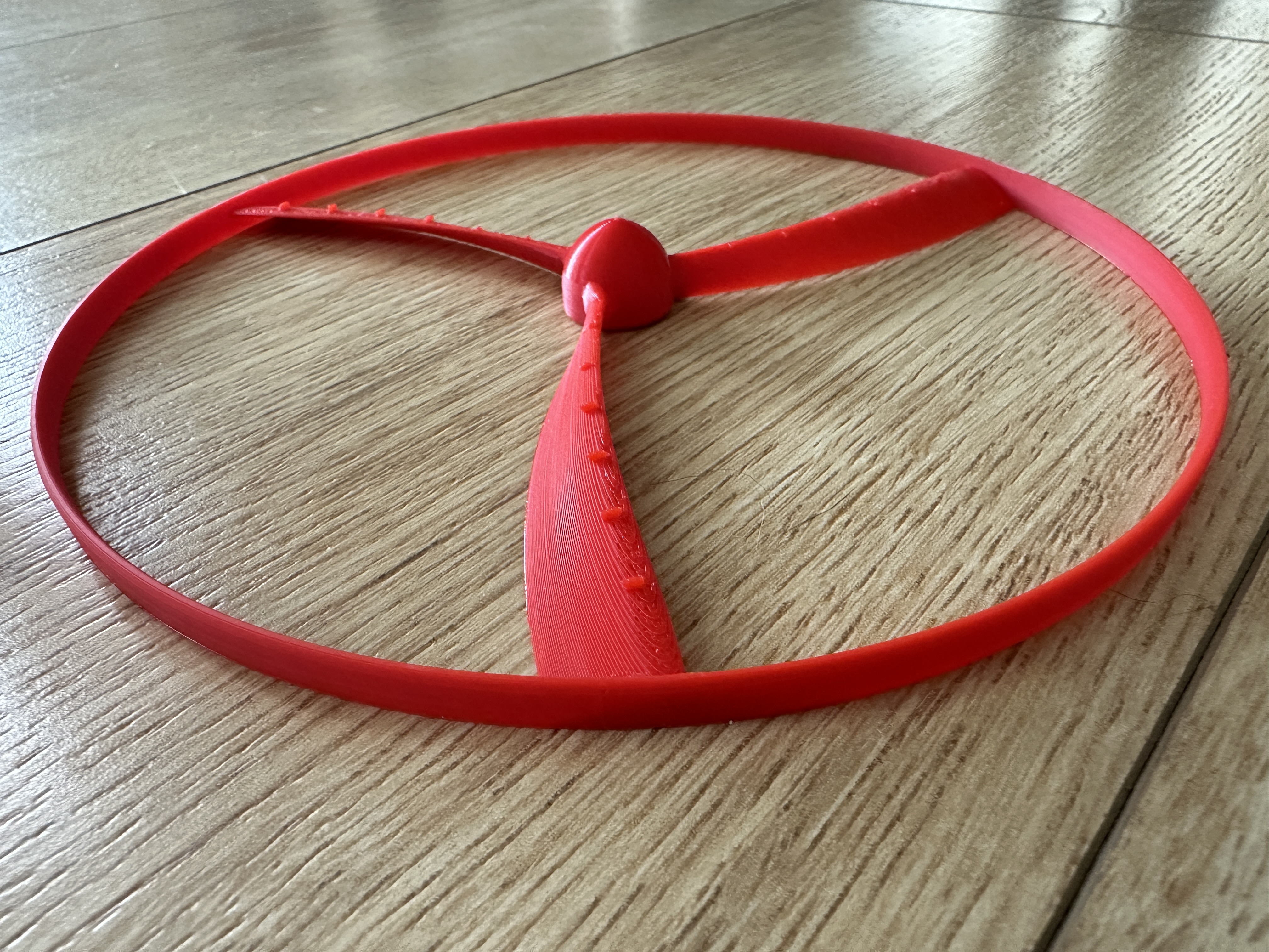 Pull Copter Airfoil Propeller with Vortex Generators