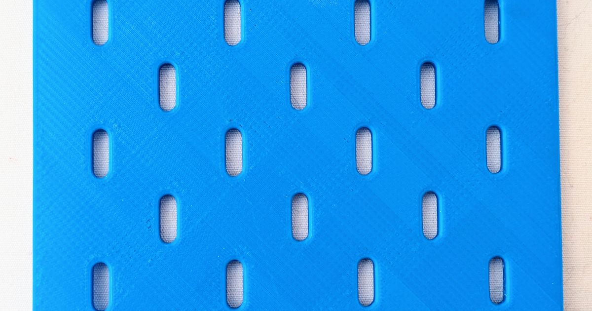 Ikea Skadis Pegboard Mounted by Ryan Plourde Download free STL