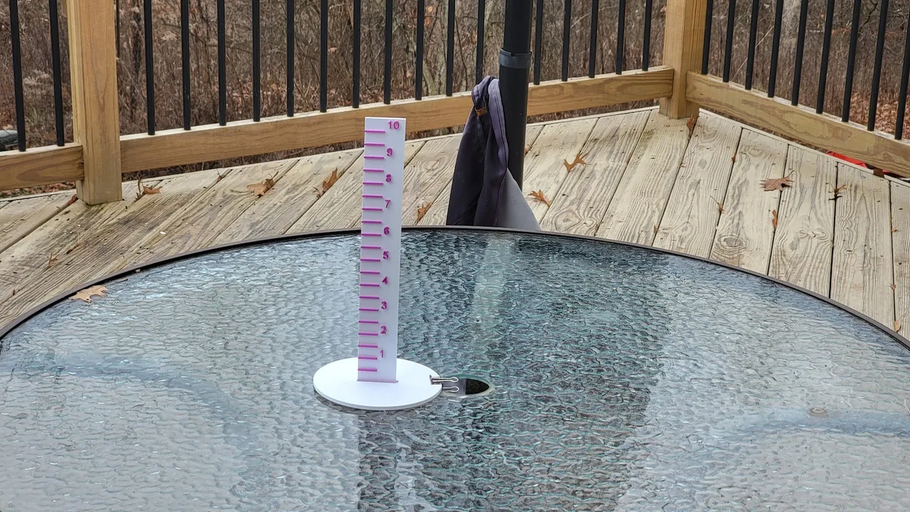 Snow Ruler Gauge by Angrysquirrel | Download free STL model ...