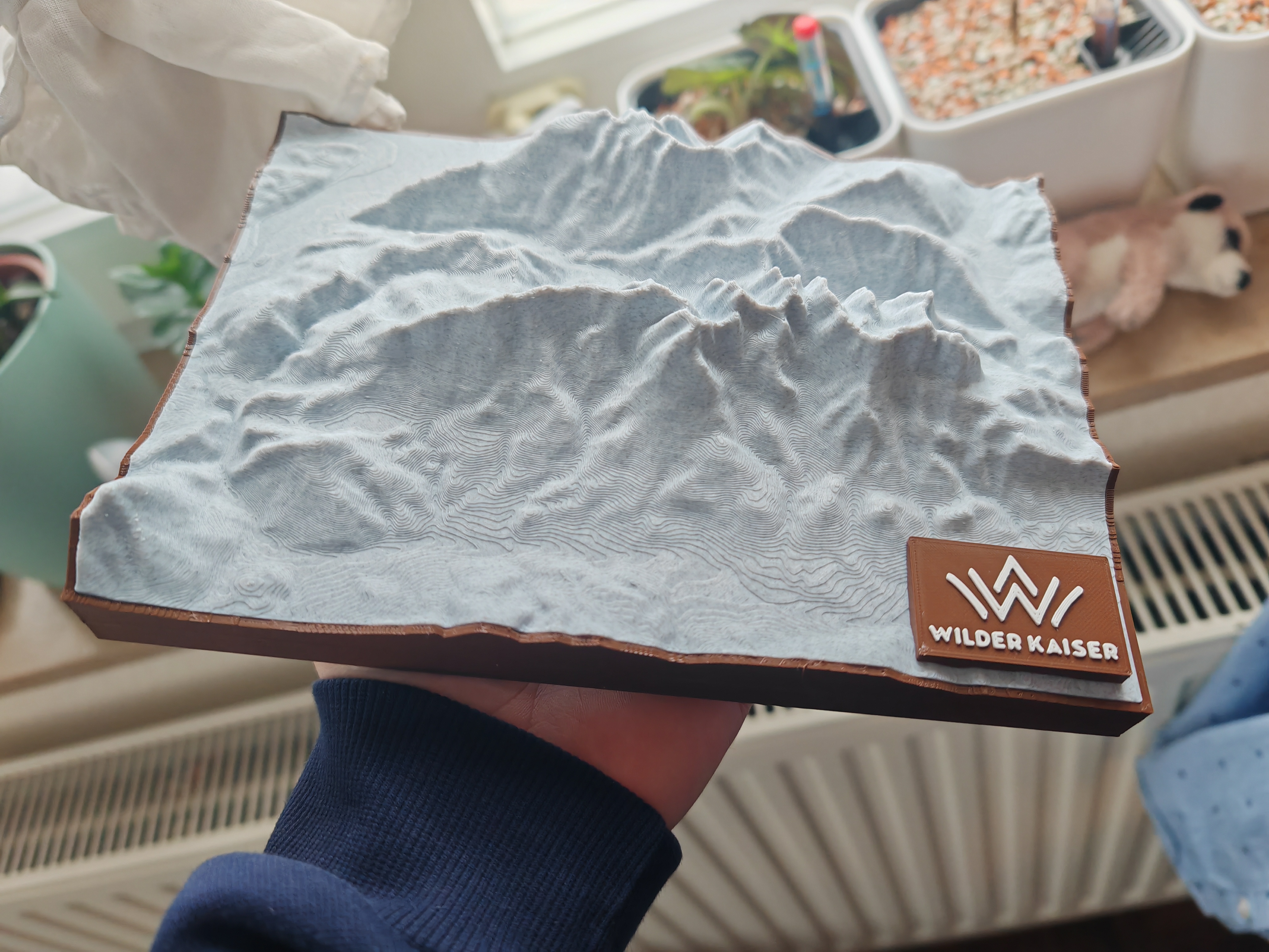 Wilder Kaiser topographische Karte Bergdoktor