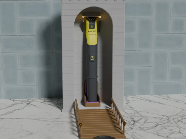 King's Keep - Storage for Philips OneBlade 360 Kingdom Come II Limited Edition