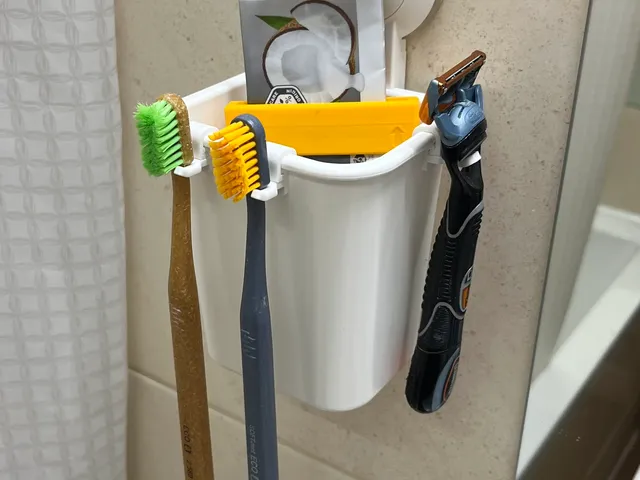 Toothbrush hanger for IKEA Tisken