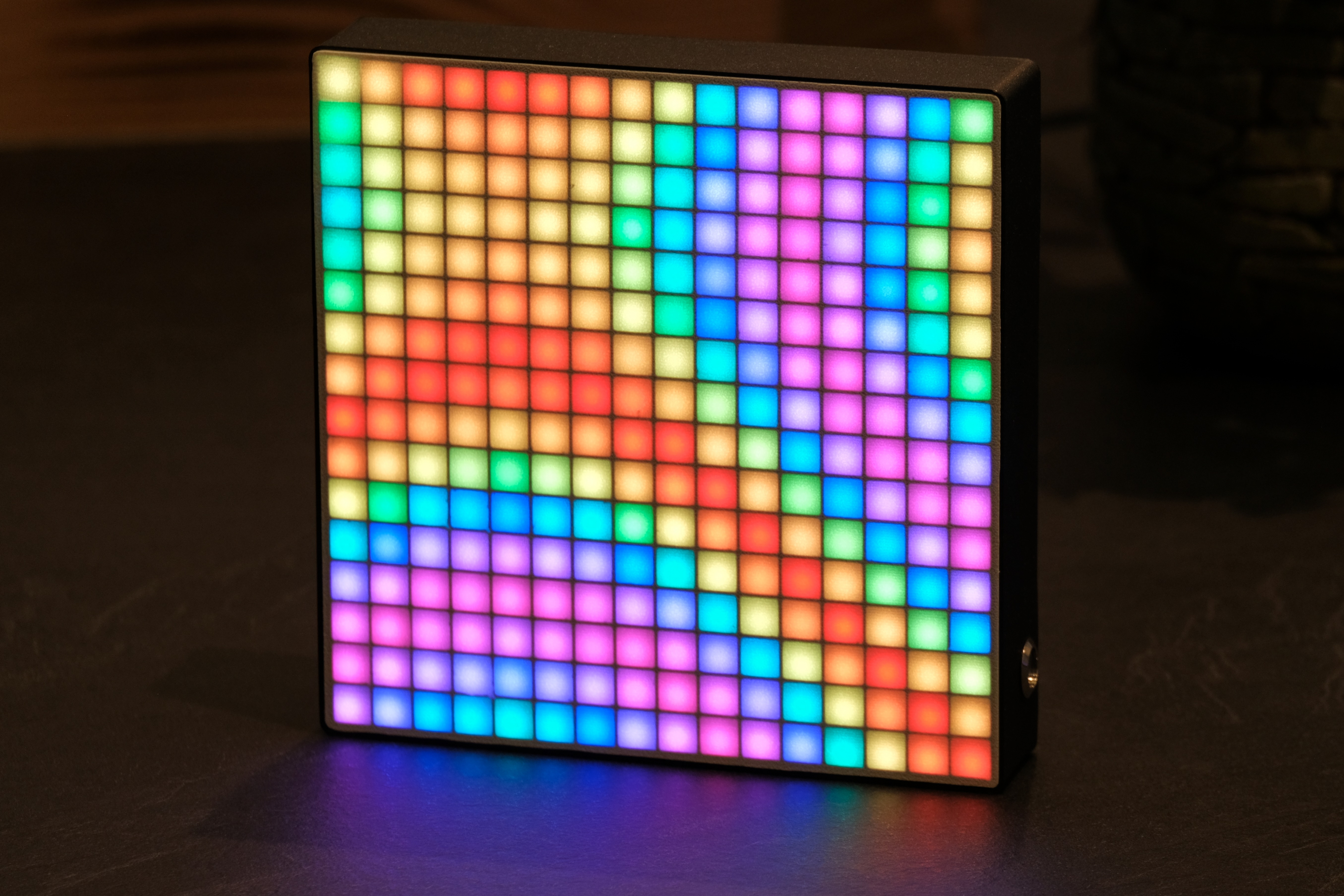 Led Matrix 16 x 16 With Sound Reactivity, Powered By Usb Type C, Wled And Quinled Dig-Uno
