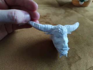 Monster hunter Rajang head sculpted