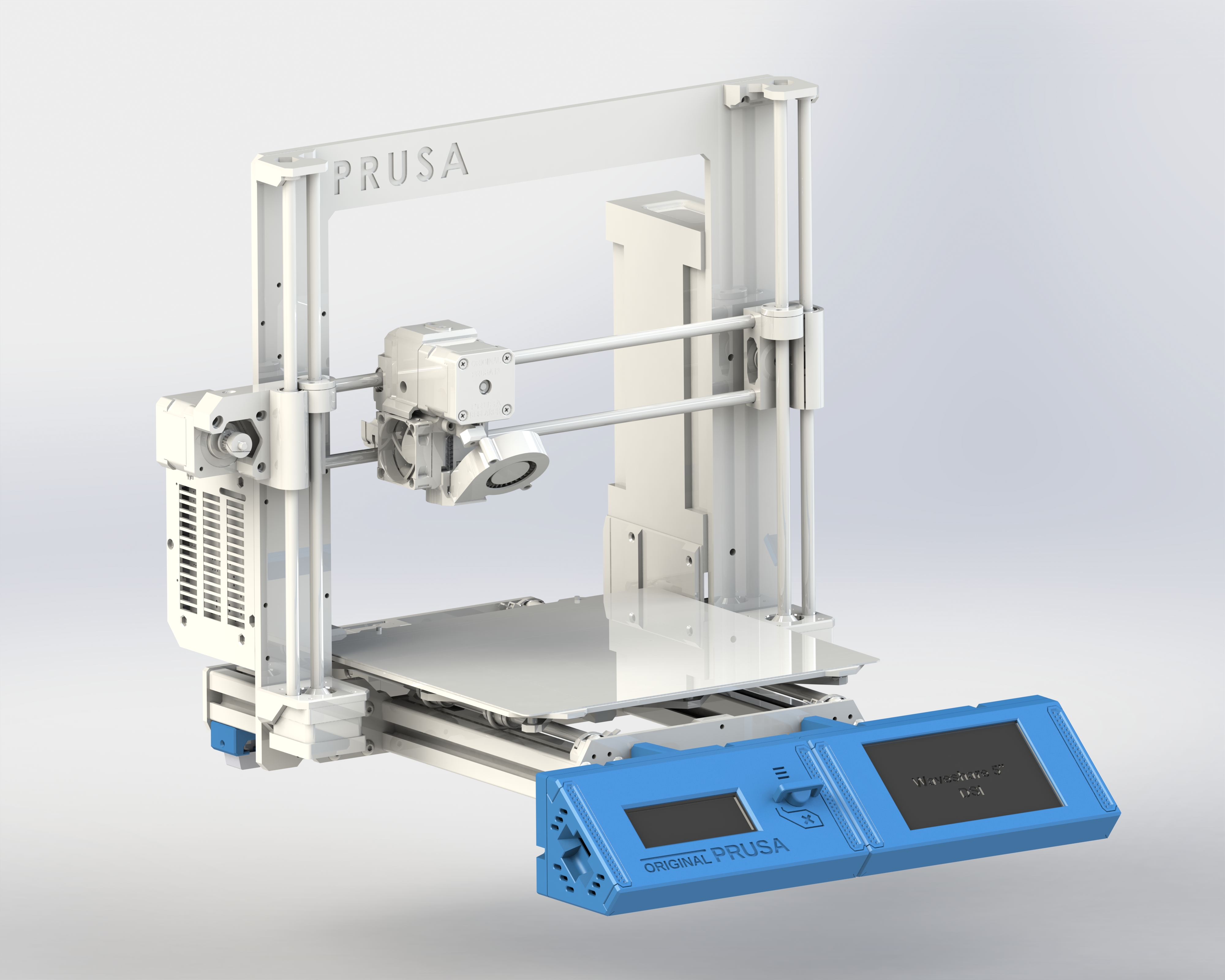 Miniatura 2 do modelo 3D Modular control panel for 3D printer