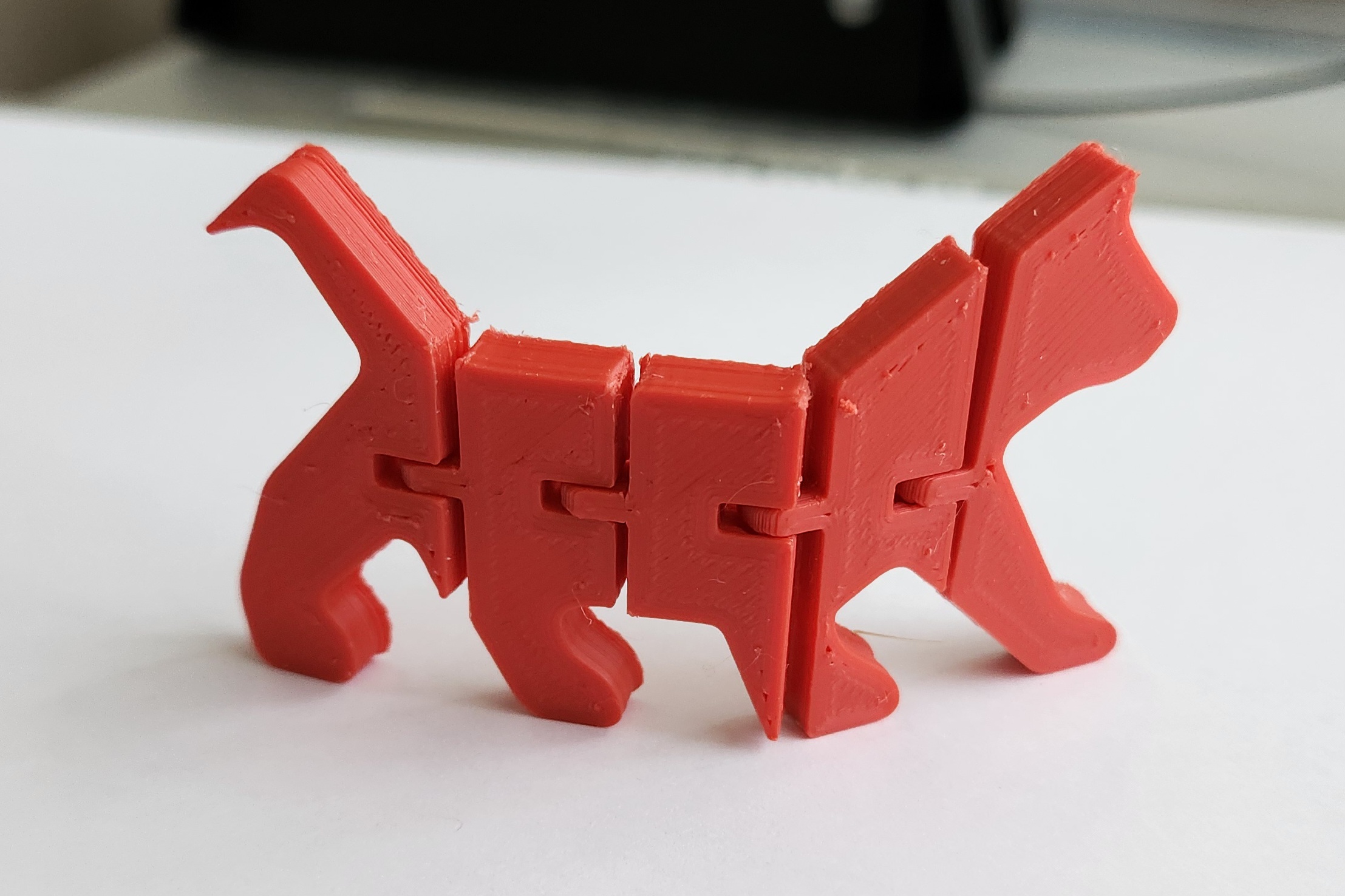 Articulated cat (+keyring version)