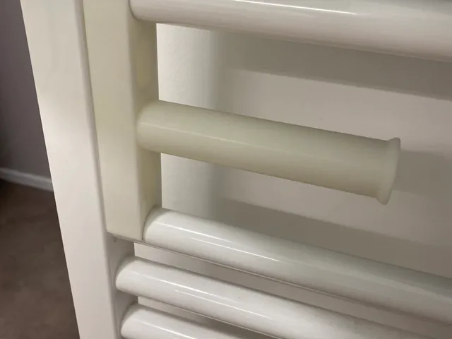 Toilet paper holder (towel dryer edition)