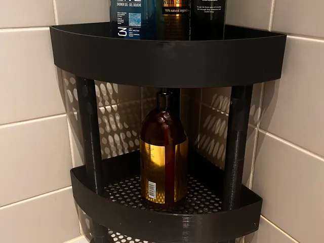 Shower shelf corner model