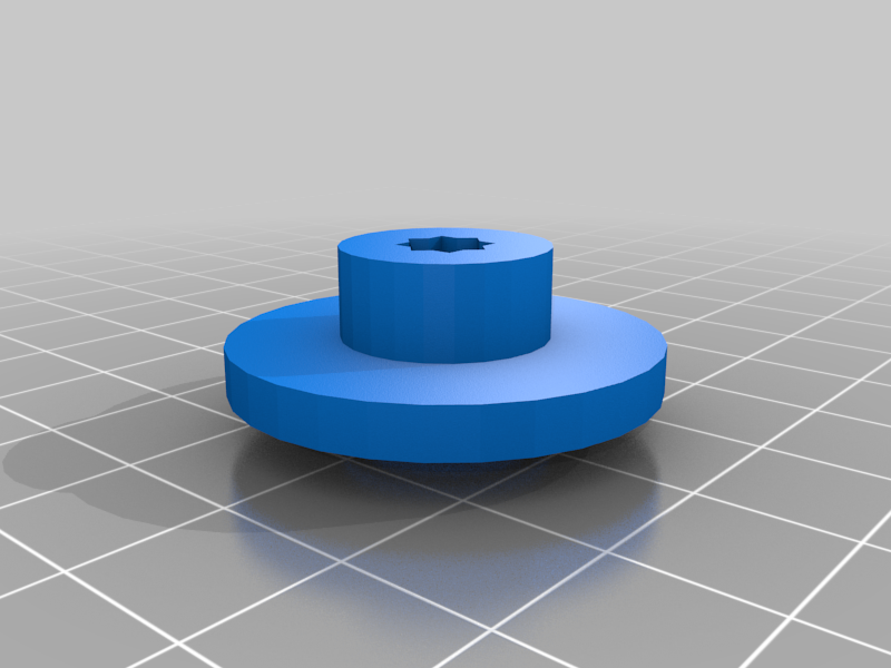 Toilet lock knob by Antti, Download free STL model