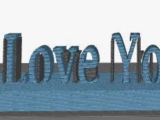 I love you stand