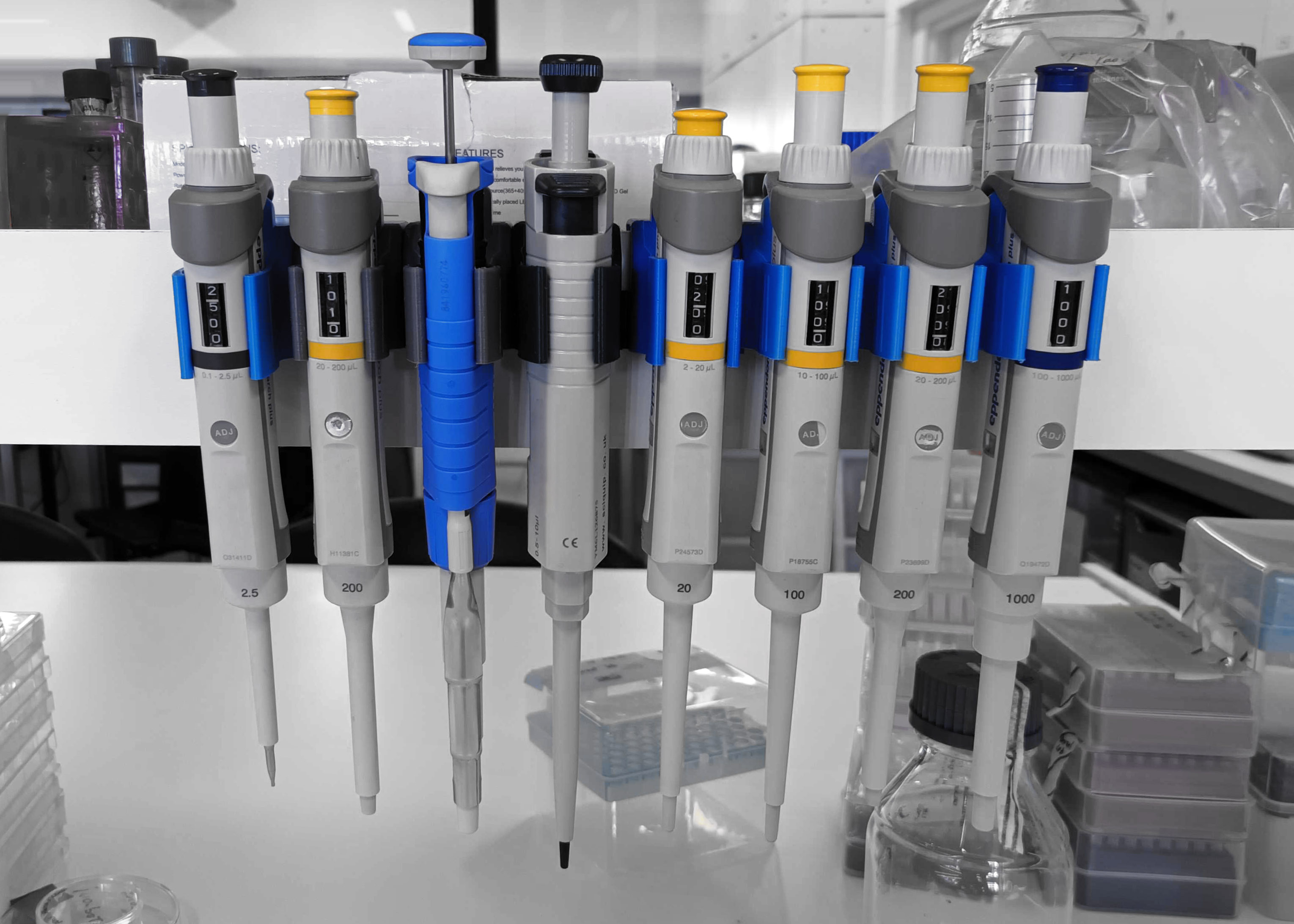 Adaptable Pipette Holders by LIBRE hub Download free STL model