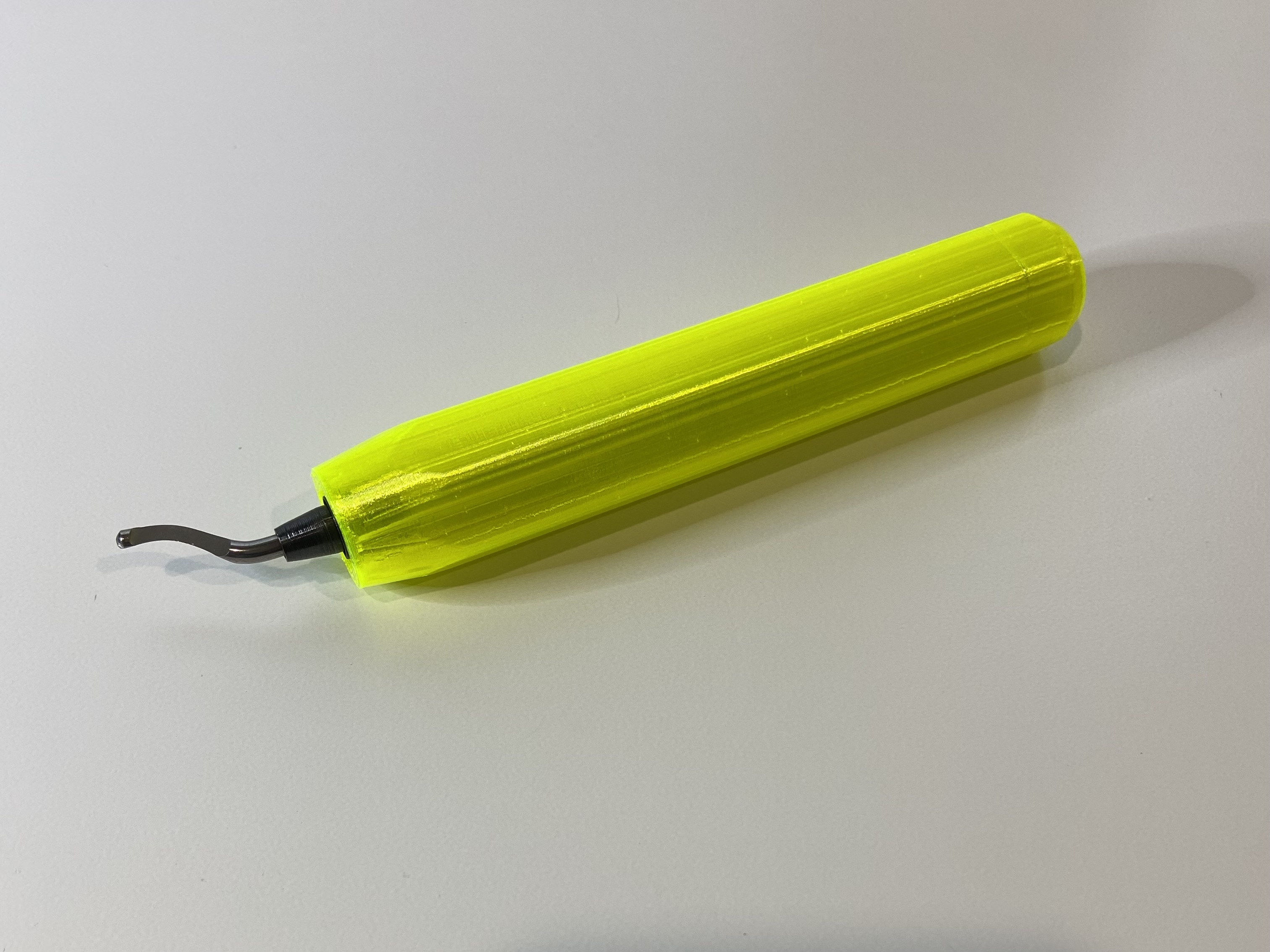 Deburr Tool Wider Handle, Longer