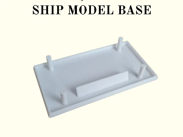 Ship model base