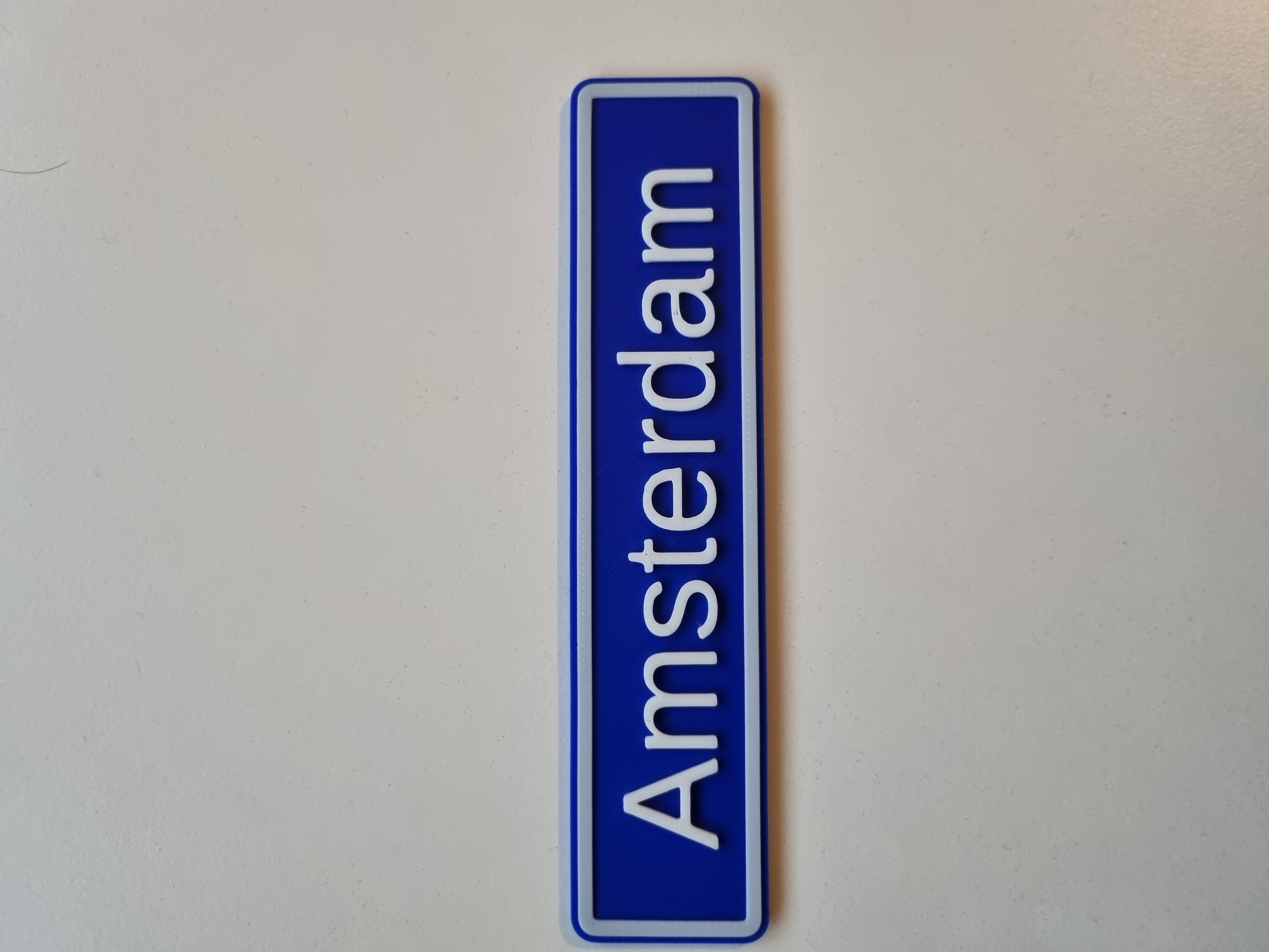 Amsterdam city sign