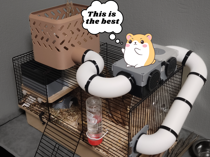 Hamster Tubes With An Adapter