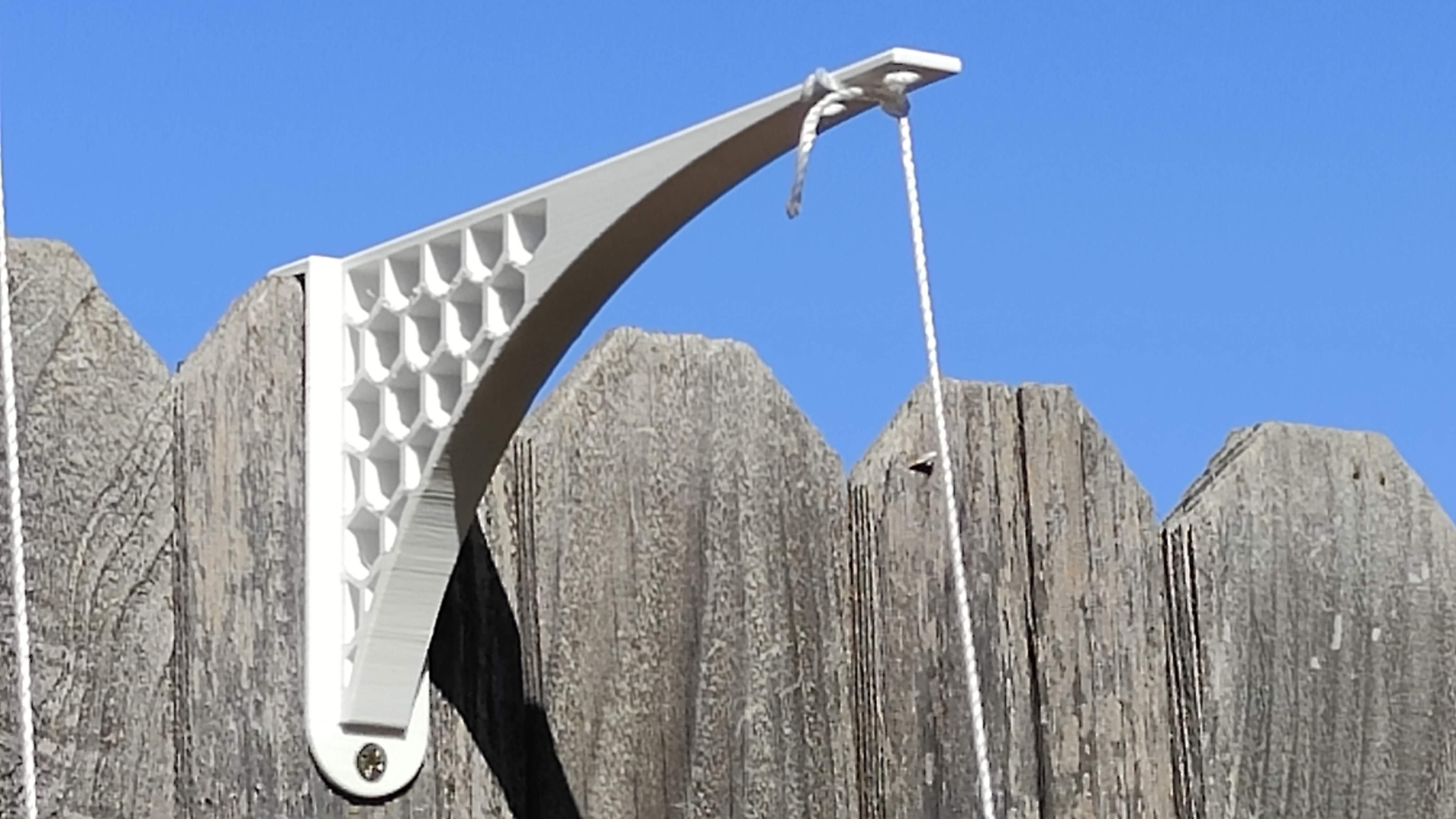 Fence Top Trellis String Hanger 3D model
