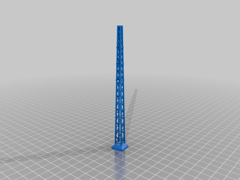 Electric pole raillroad 1:87 H0