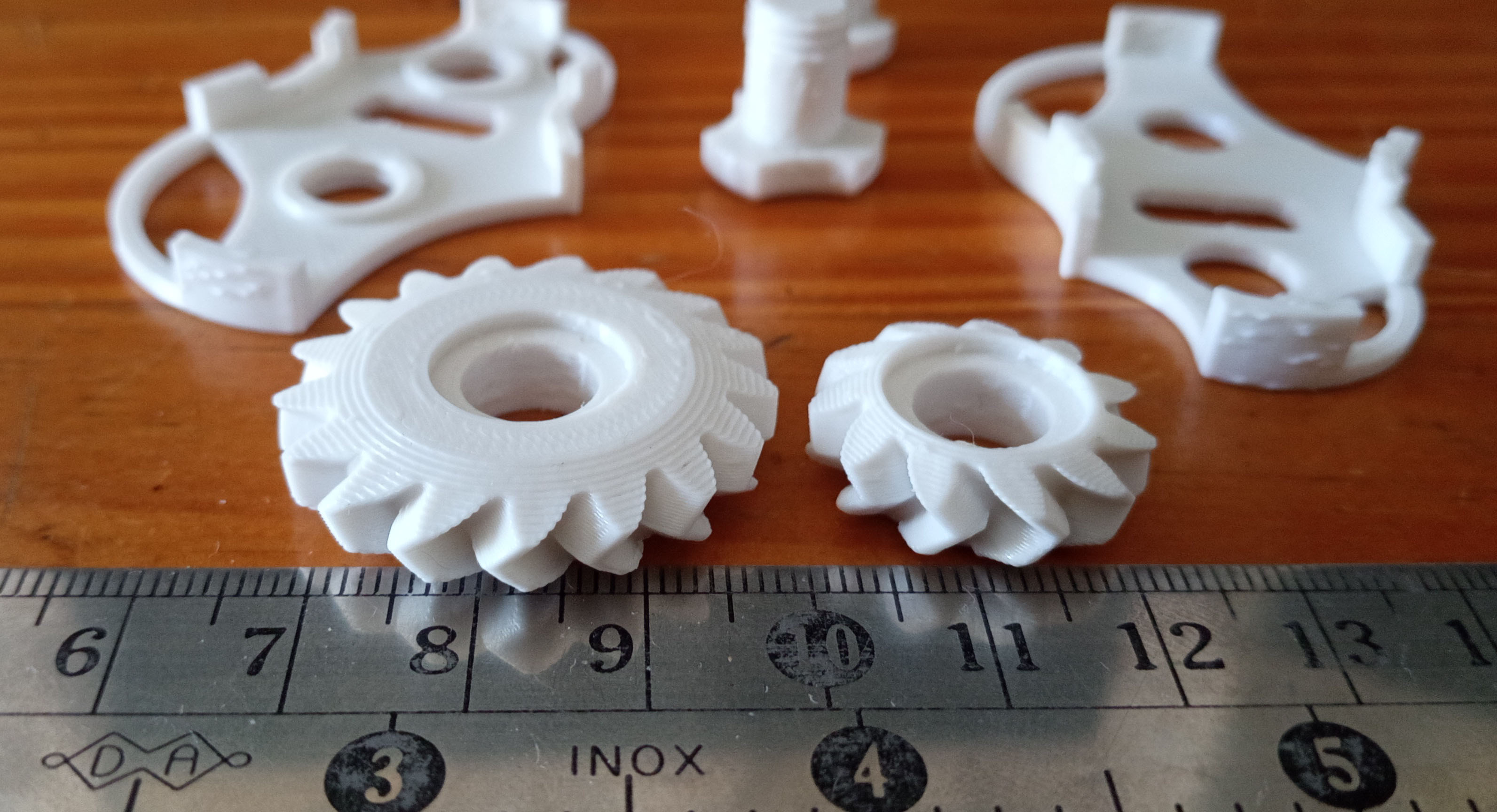 Helical Gears Pendant 7mm