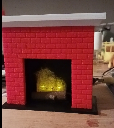 LED Night light fireplace — miniatura 2