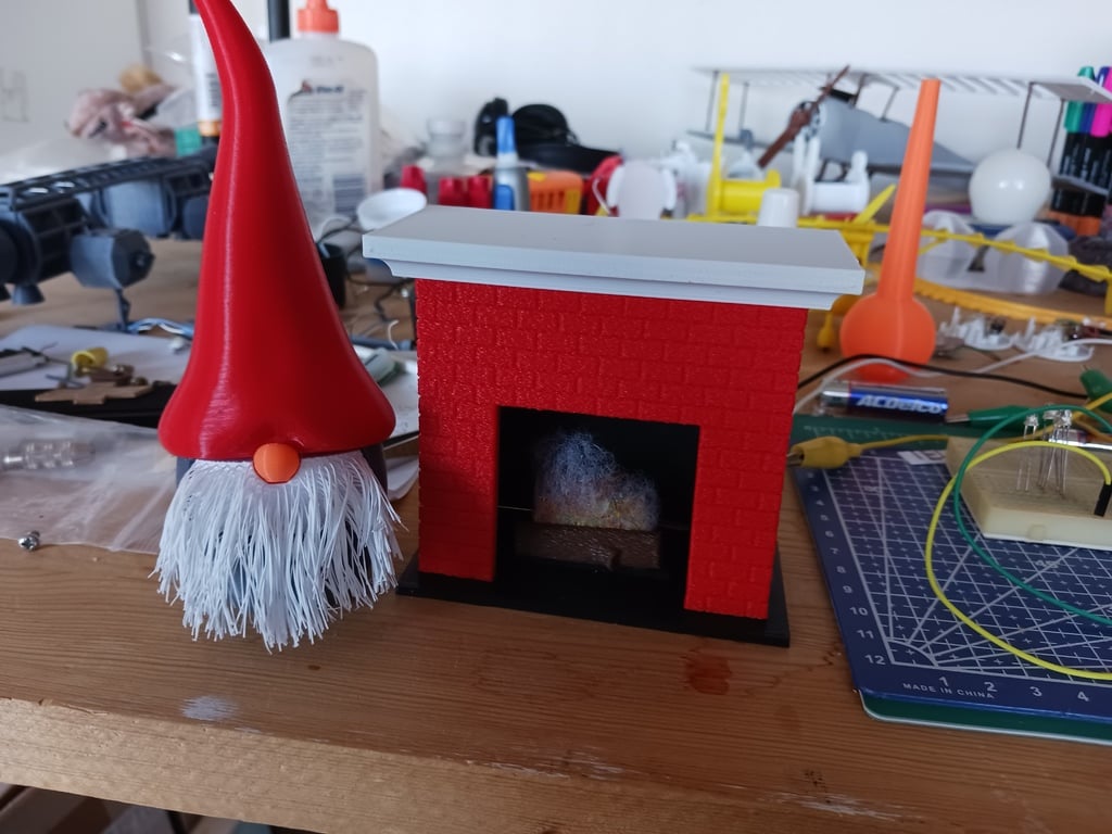 LED Night light fireplace — miniatura 9