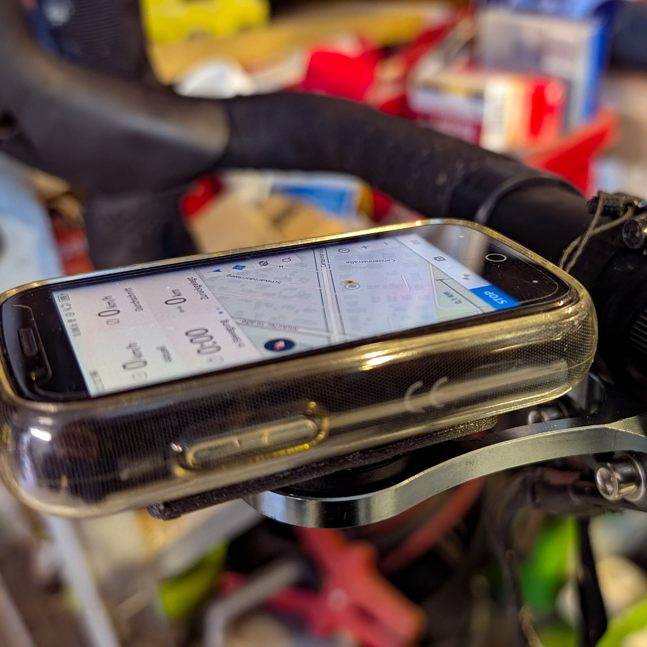 Unihertz Jelly Bike-Navigation with Garmin Mount