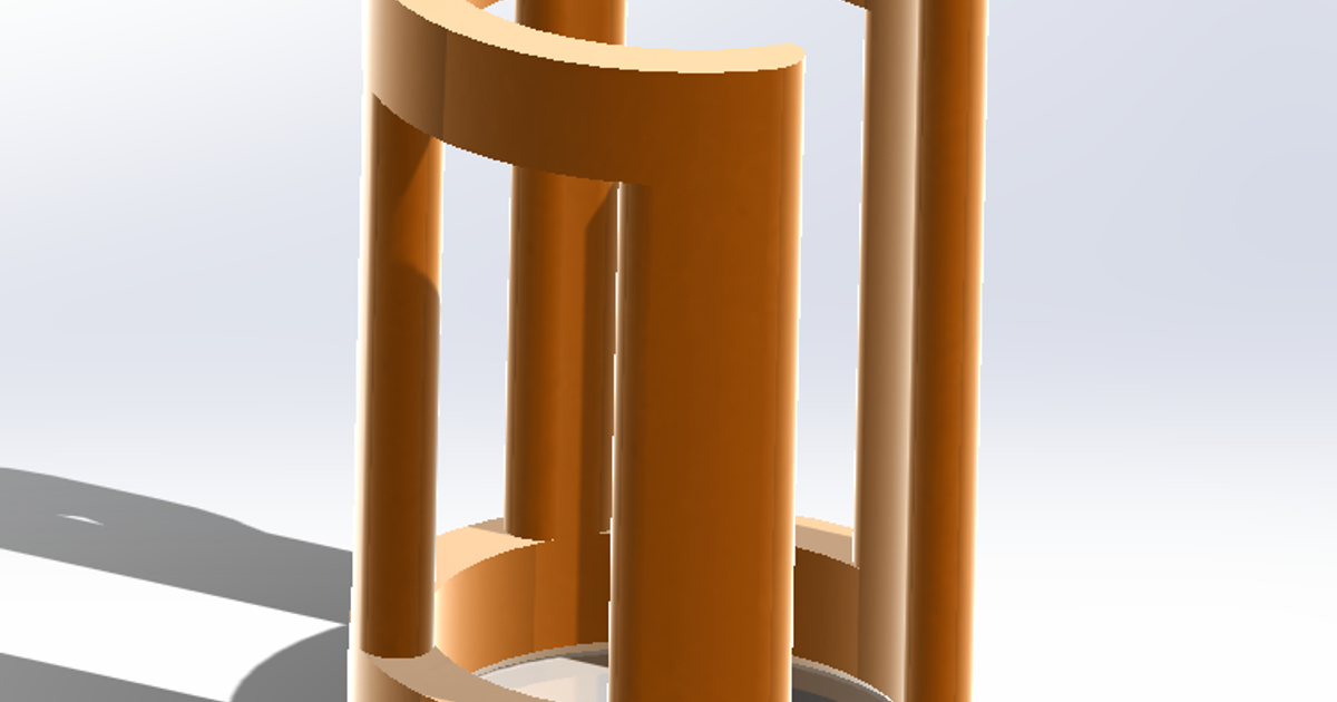 C to D battery adapter by Hedberg Download free STL model