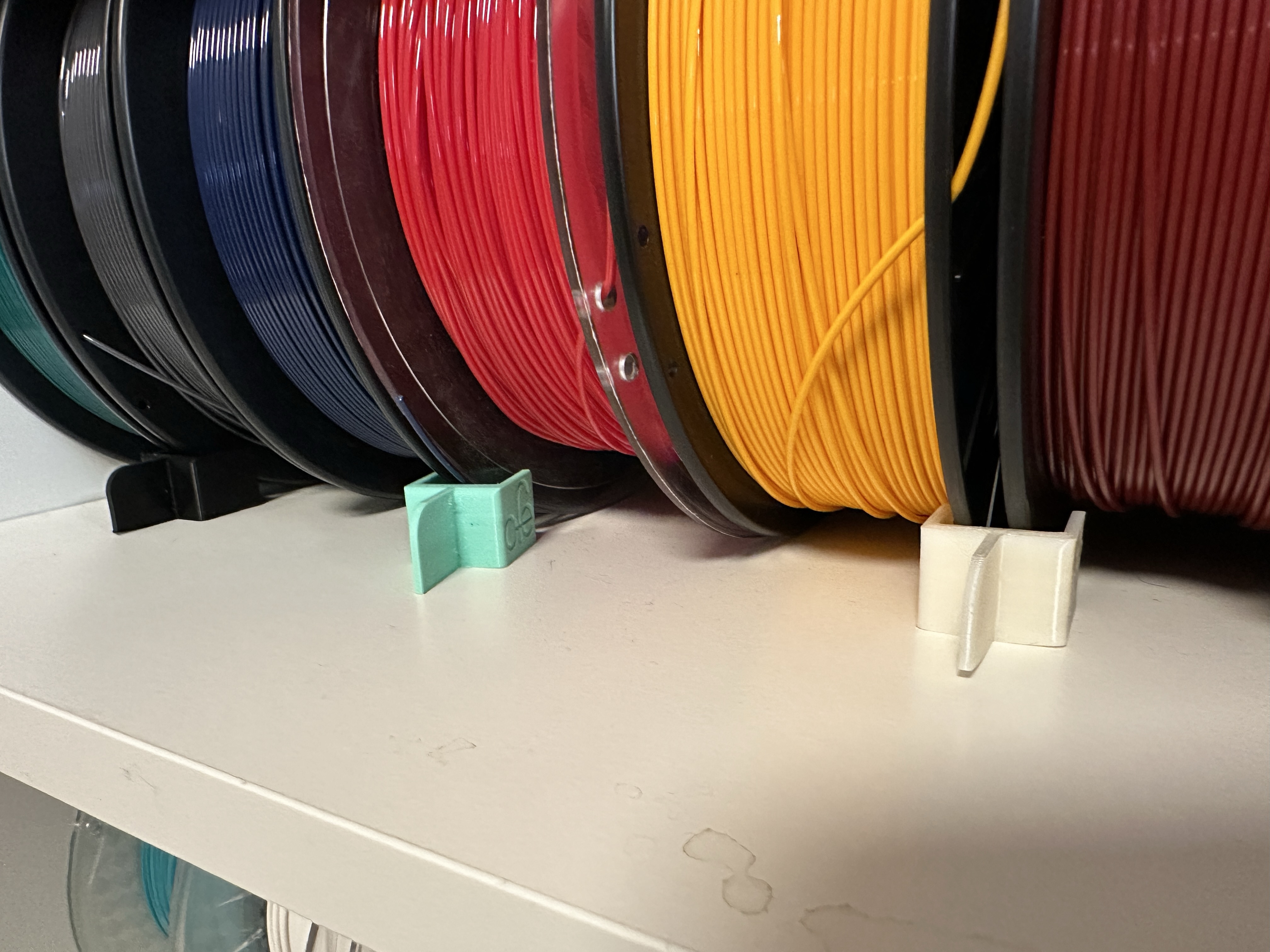 Filamentspool Stopper / Filamentspulenwegrollstopper