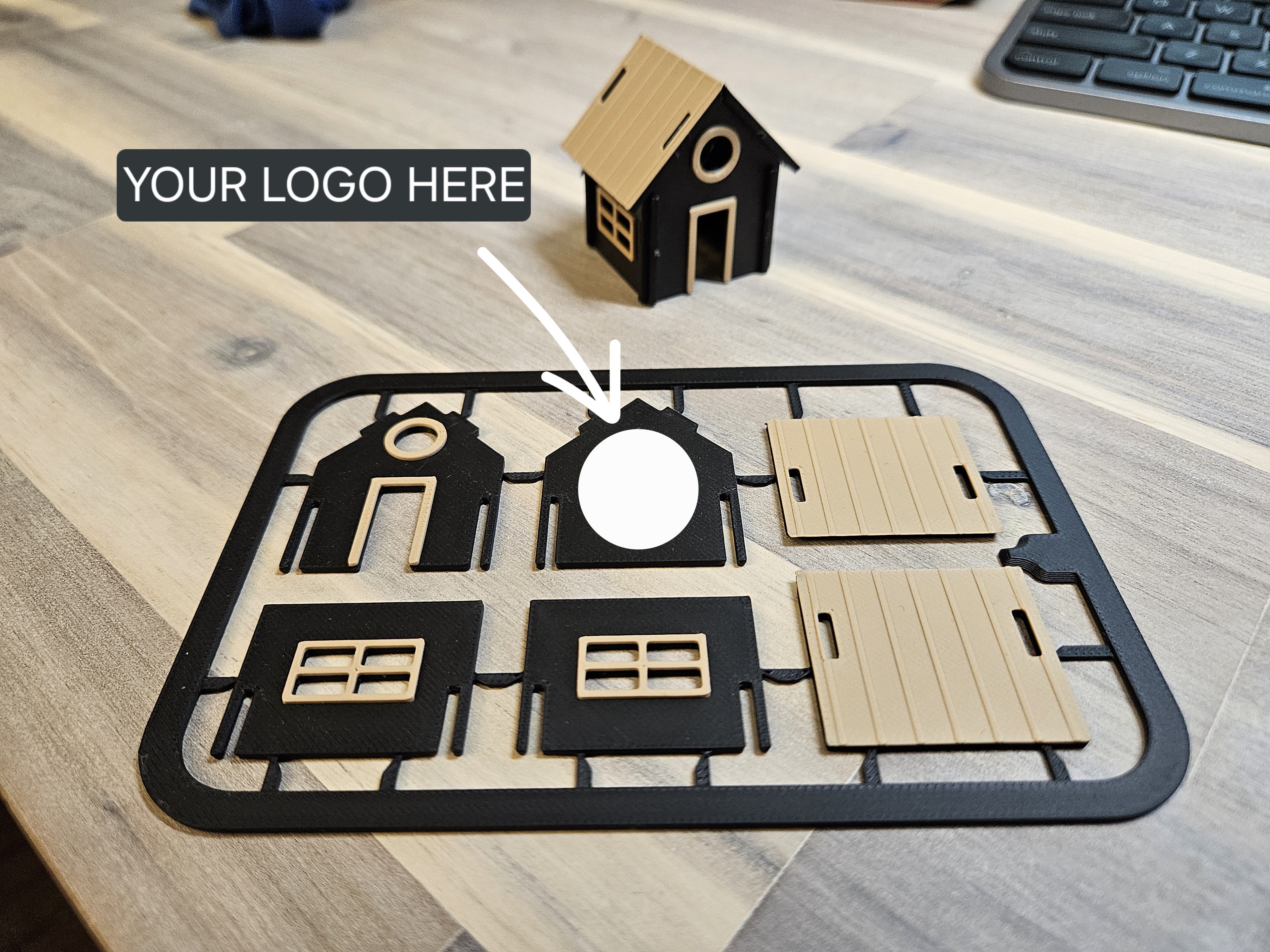 Kit Card - House (holds business card) - Real Estate