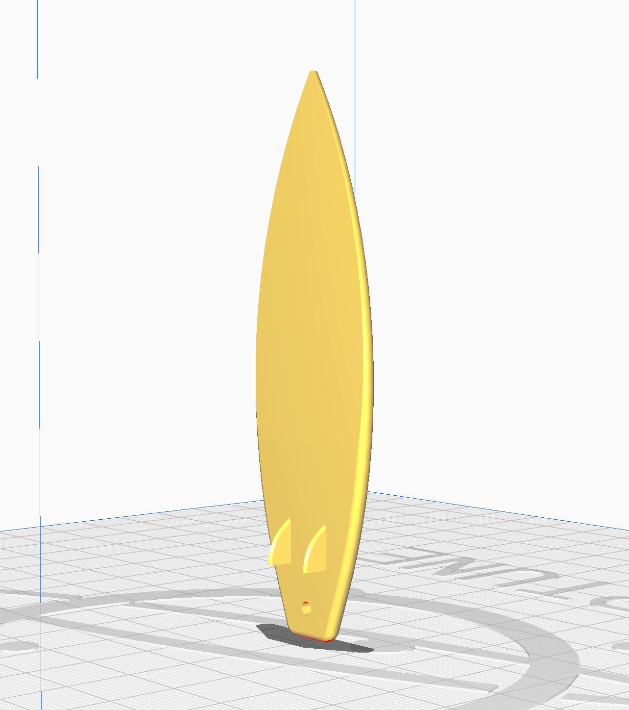 Mini Surfboard with Dual Fins