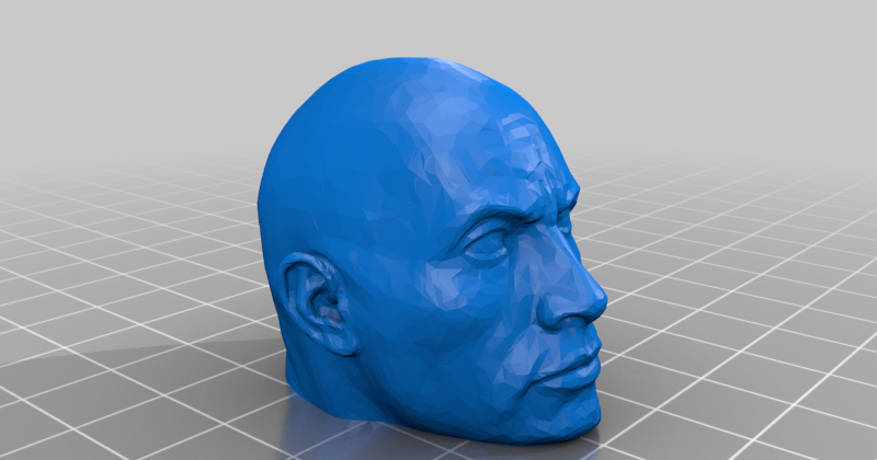 The Rock head by Fregity | Download free STL model | Printables.com