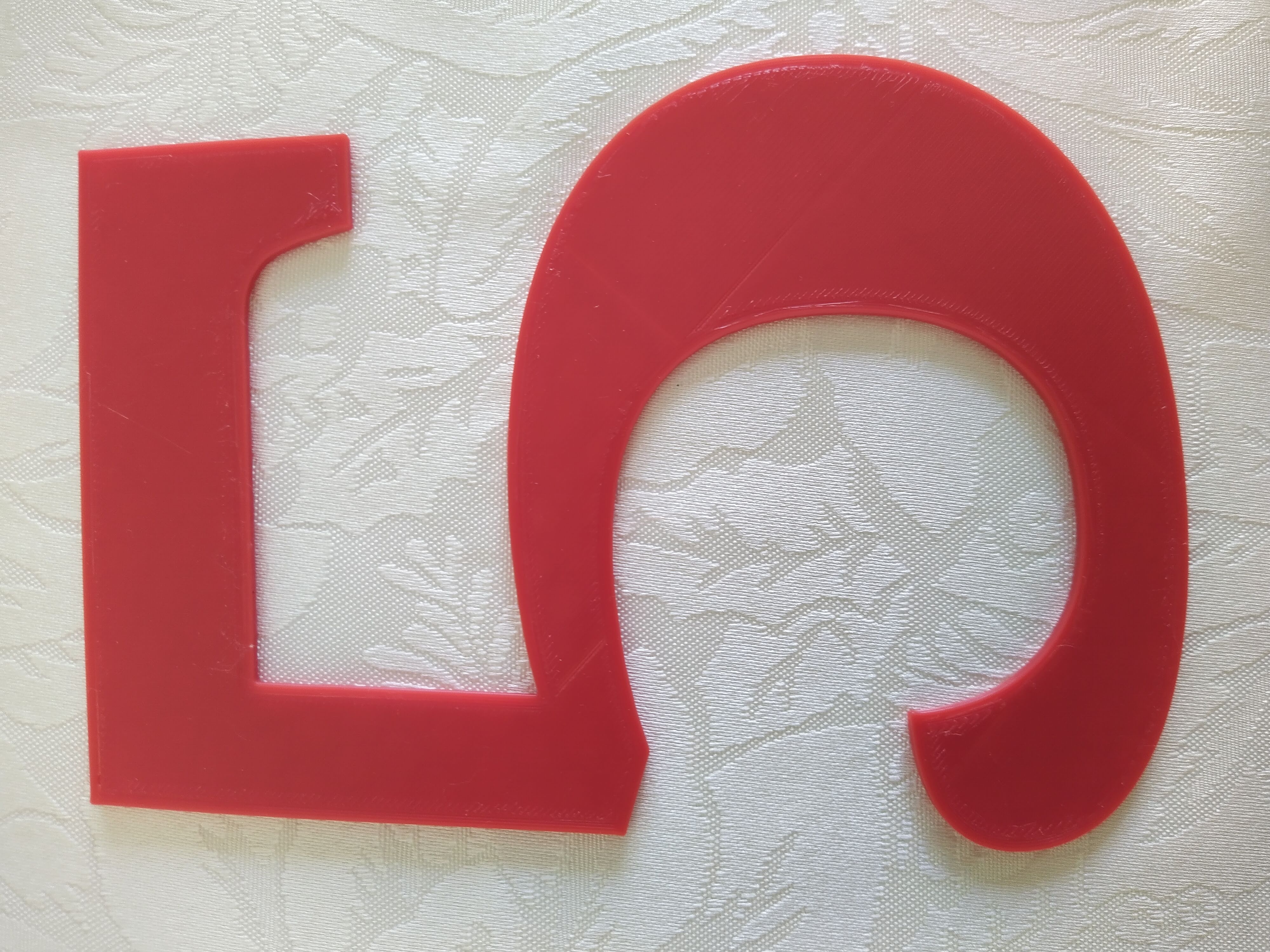 NUMBERS AND LETTERS TINKERCAD FONT by multilayers Download free STL