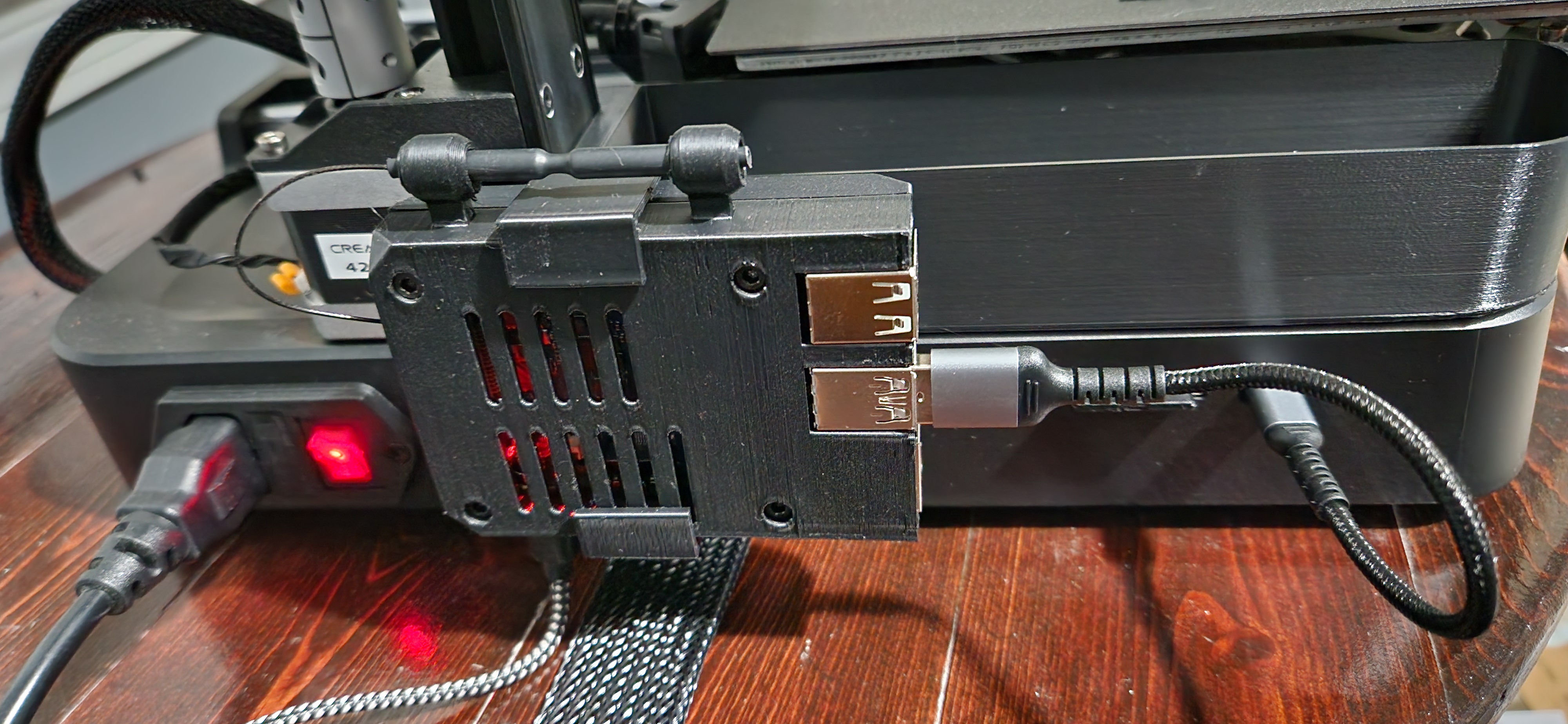 Ender 3 V3 SE Orange Pi 3B Mount 3D model thumbnail