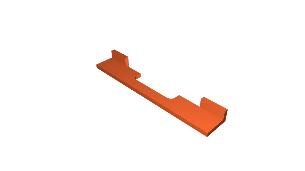 Cutting Board Handle Router Template by Hossein | Download free STL model | Printables.com for Free Printable Cutting Board Handle Template