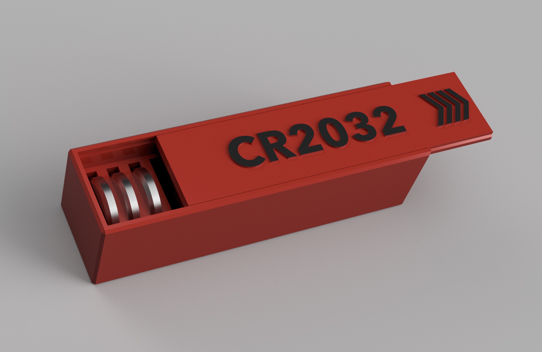 CR2032 Battery Storage by Rod Download free STL model