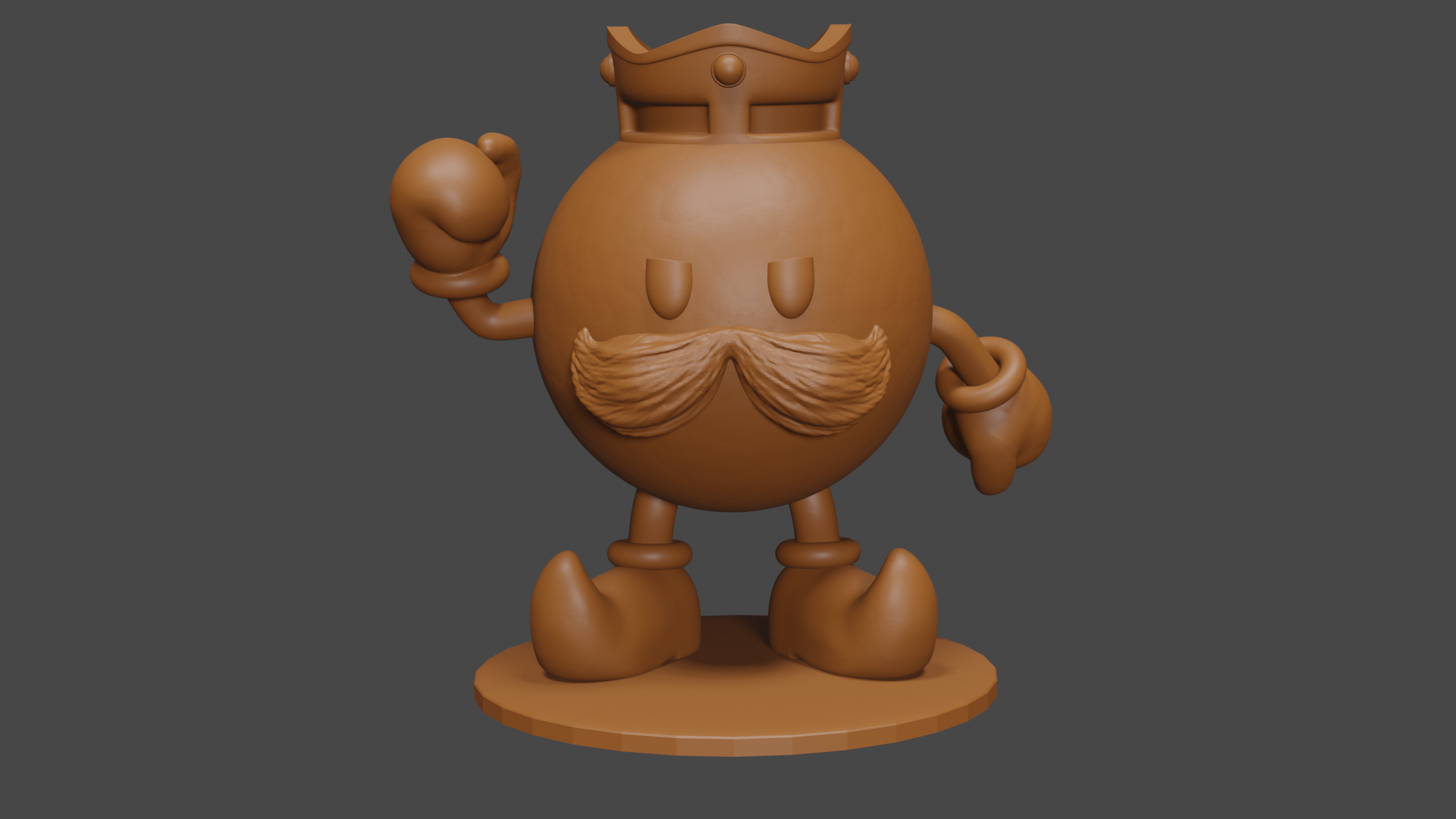 Mario inspired, King Bob-omb, Tabletop DnD miniature by PixelChroniclesMiniatures - Download ...