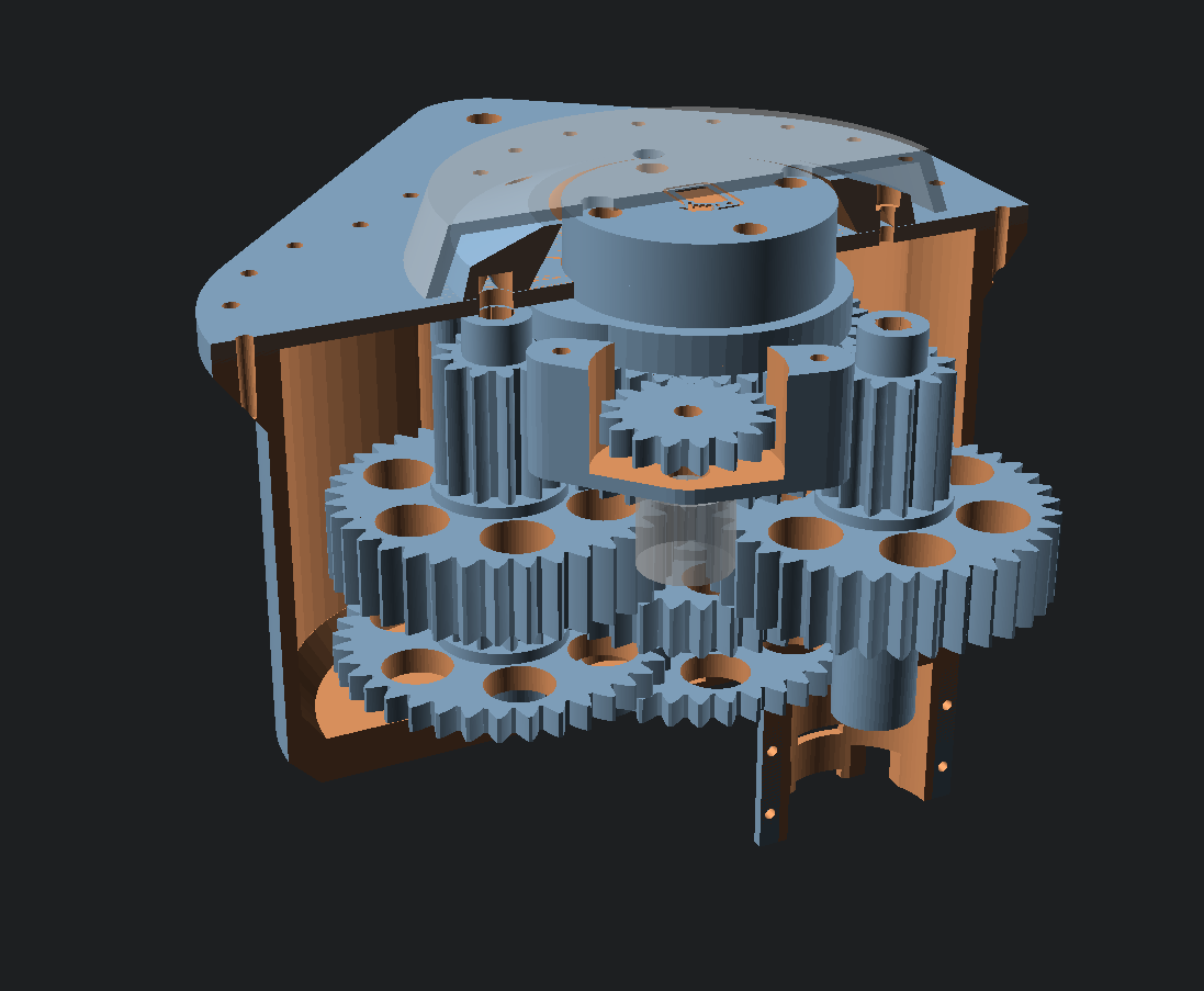 Parameterizable 3D print Antenna rotator in OpenScad by OK1HRA ...