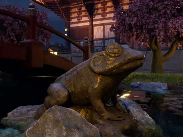 Frog Pond Sculpture