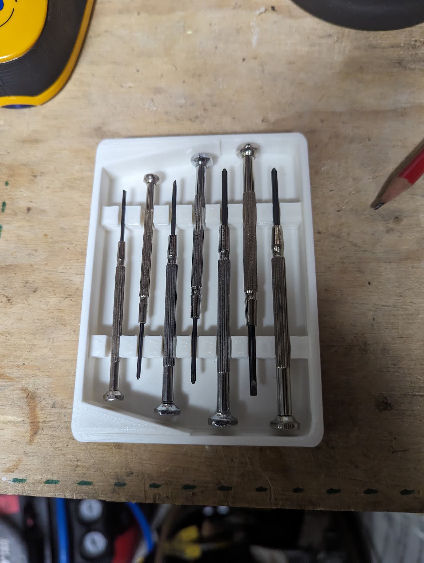 7 precision screwdriver tray