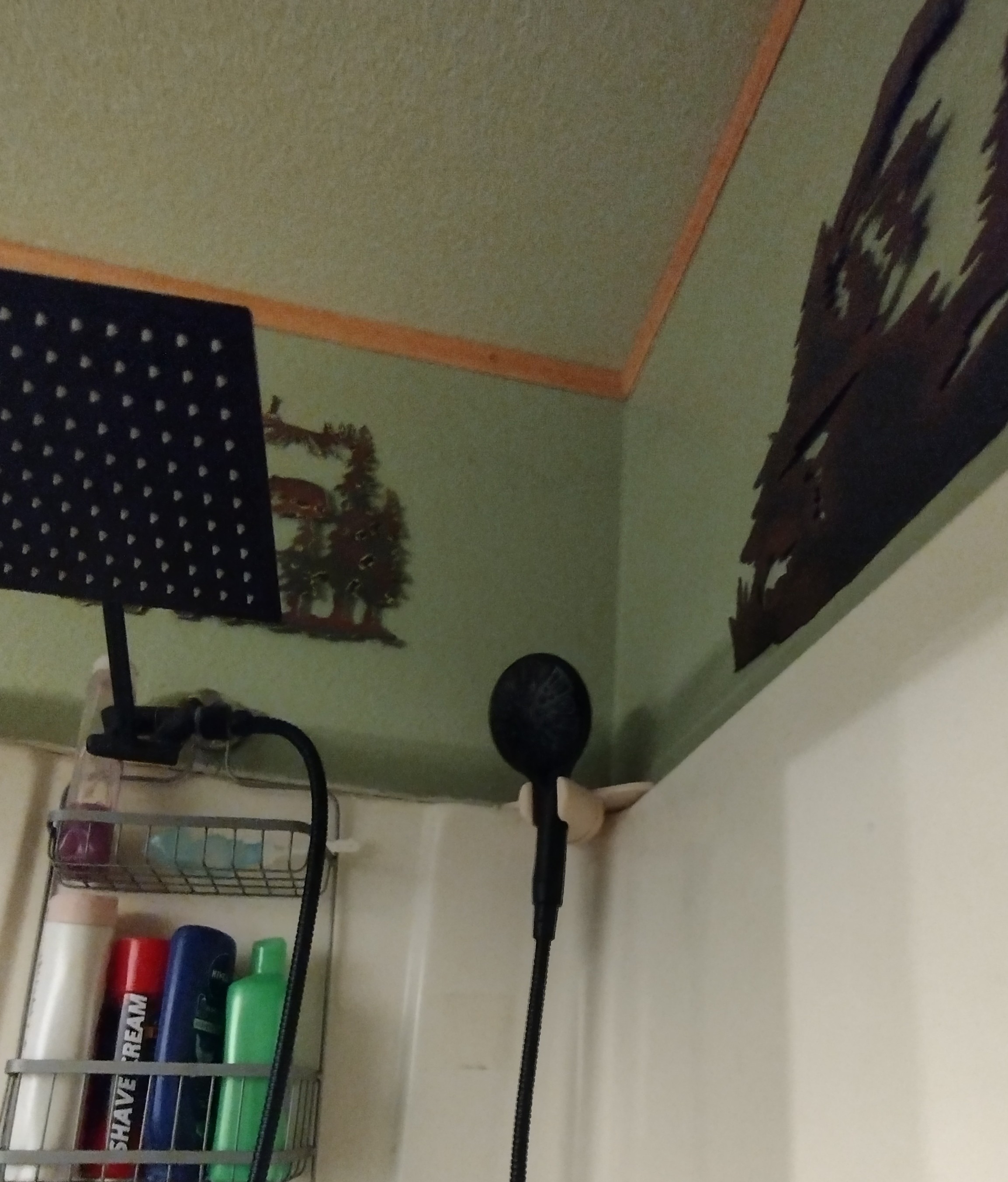 Corner Shower Head Holder by PaPa Dad Download free STL model