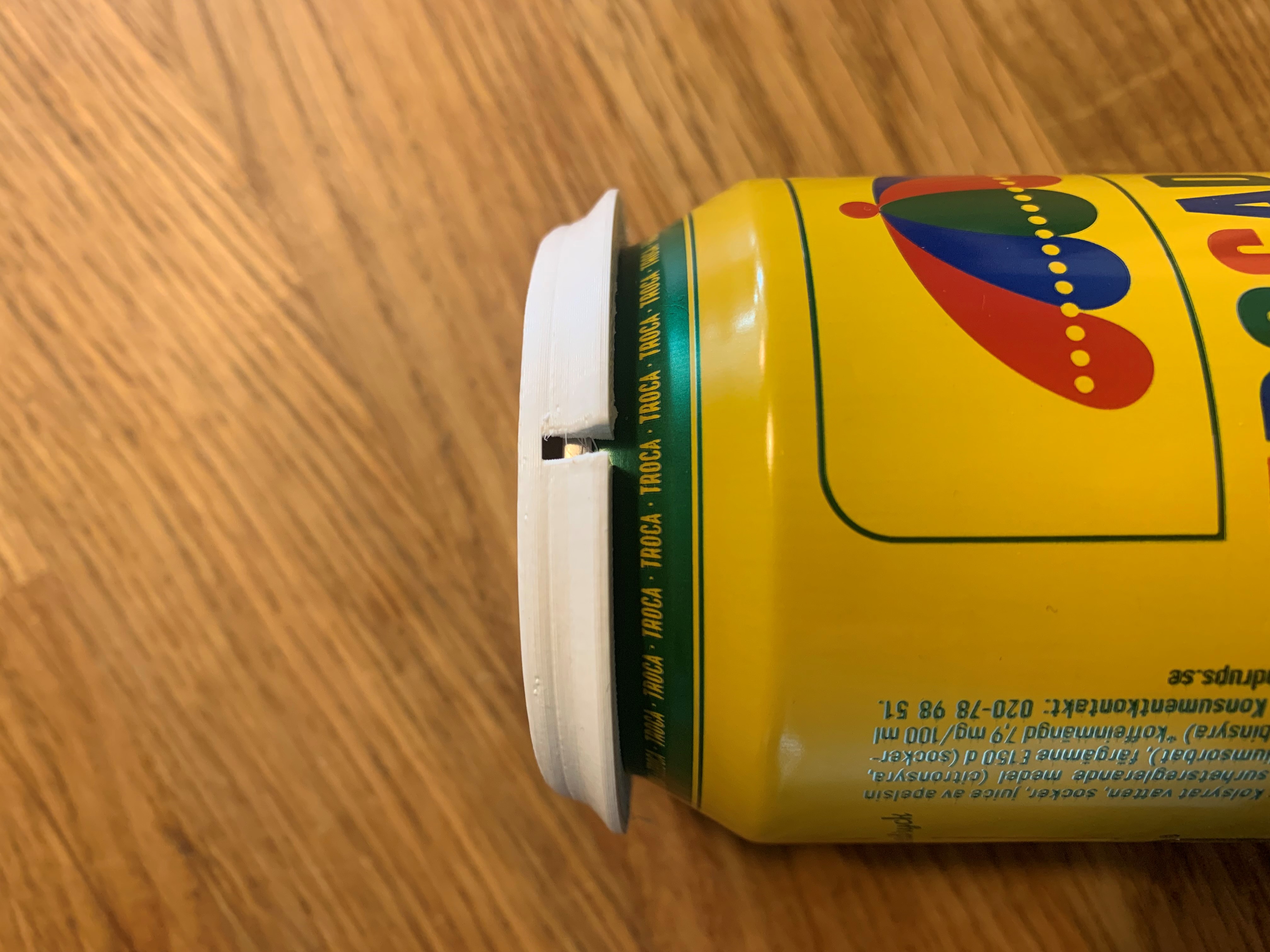 Can lids with name, or just text BEER by Pontus Download free STL