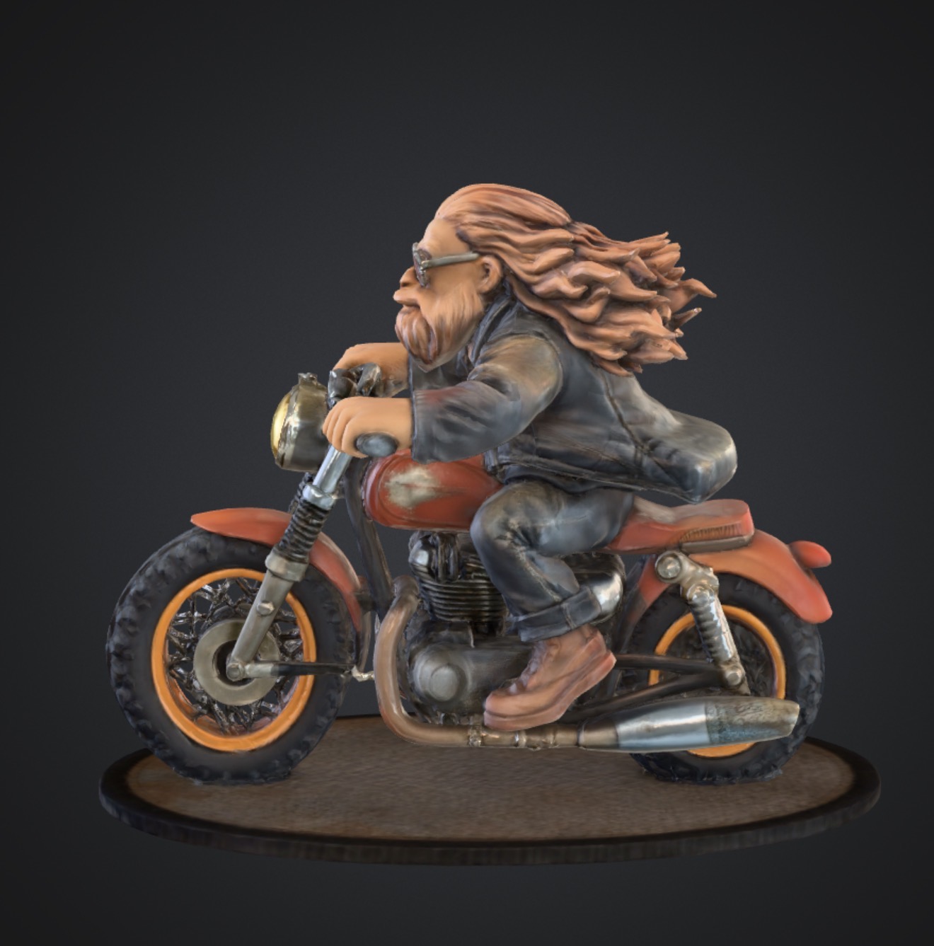 Biker – Figurine décorative