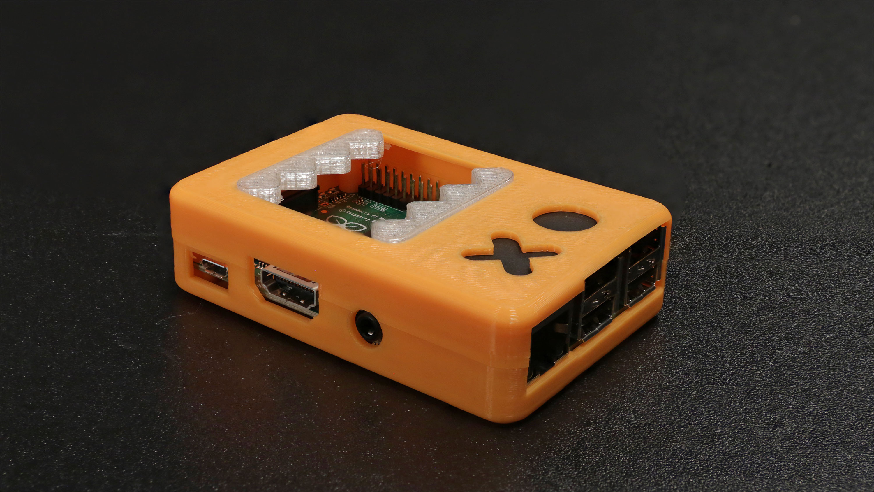 Miniatura 2 do modelo 3D Raspberry Pi B+ Face Case