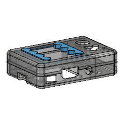 Miniatura 14 do modelo 3D Raspberry Pi B+ Face Case