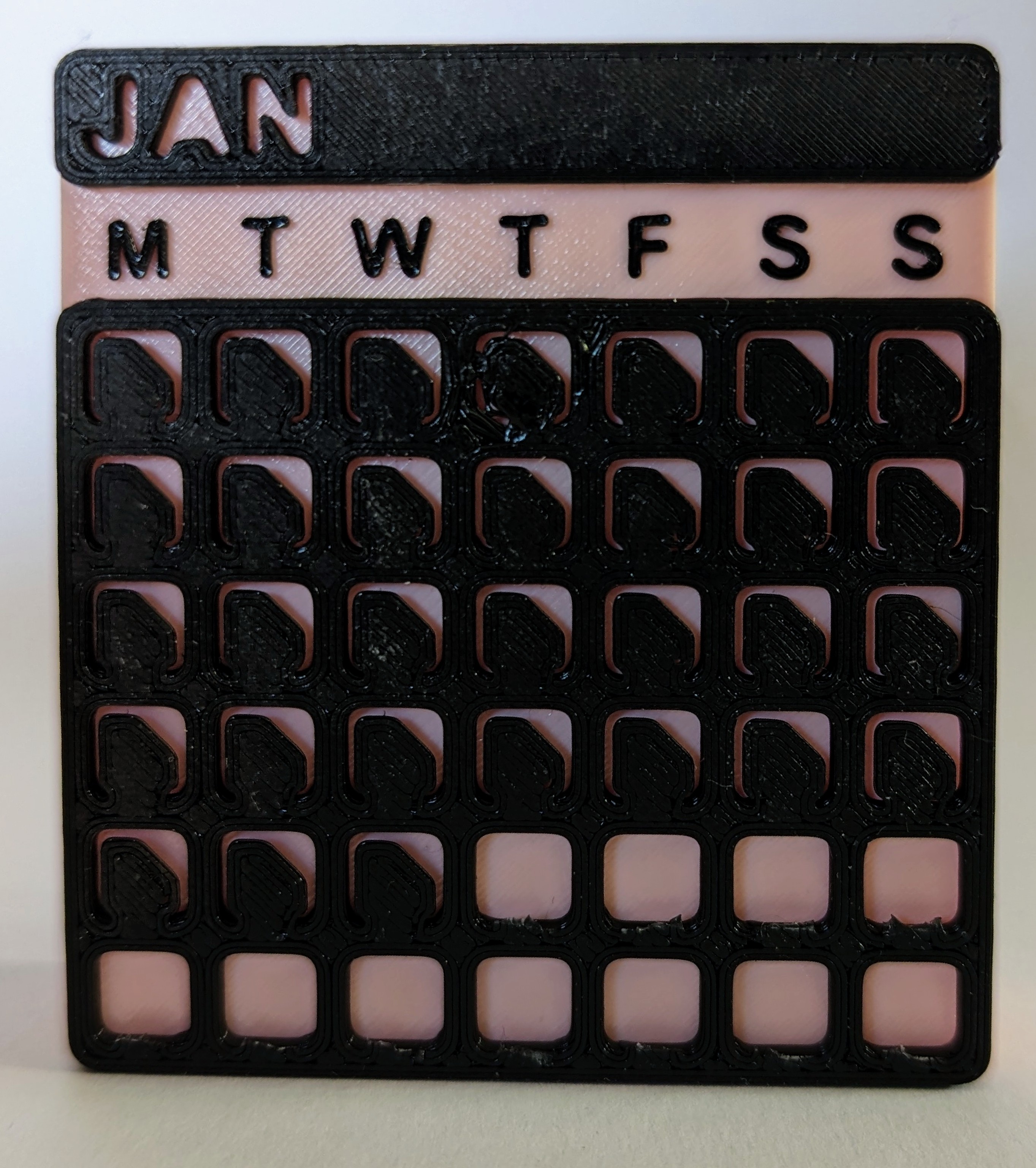 Monthly Habit Tracker (Week Starts on Monday)